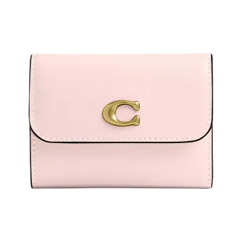 COACH Calfskin Wallet Mini Women's Blush Pink