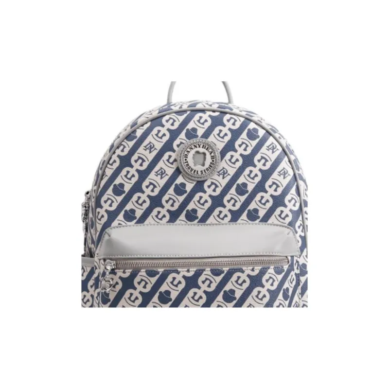 DANNYBEARJEANS Fabric Backpack Large Size Unisex Blue-4