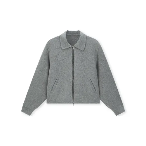 BONELESS Jackets Coats Unisex Heather Gray