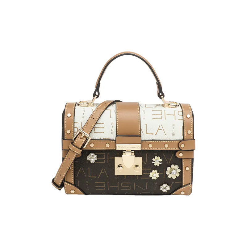 OCTSUI Cow Leather Shoulder Bag Crossbody Bag Women's Blue/Khaki/Coffee/Ecru-12