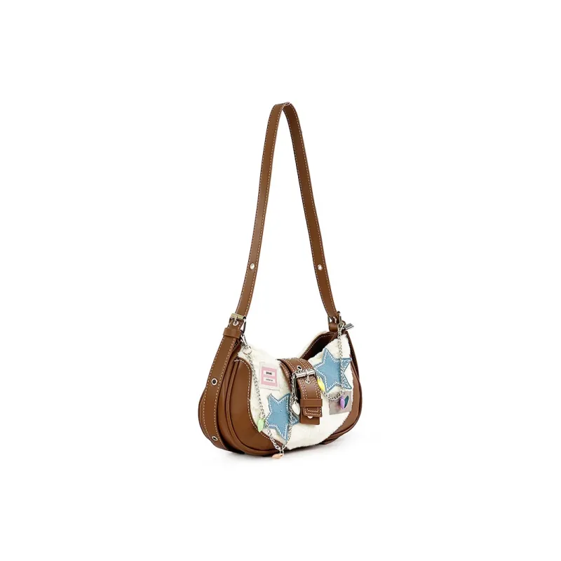 ResNonverba PU Shoulder Bag Crossbody Bag Regular Women's Multicolor-21