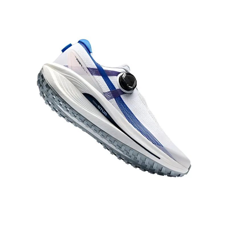 Anta Champion All-Weather Series Cushioning Wear-Resistant Low-Top Casual Running Shoes Men's White Blue-2