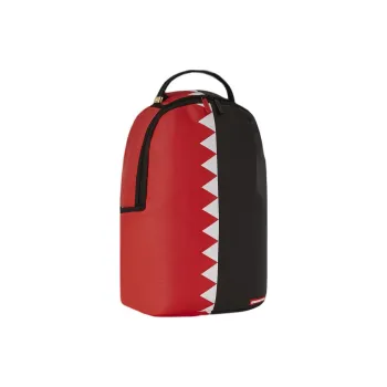 SPRAYGROUND Artificial Leather Backpack Unisex Black & Red