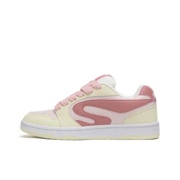 CHERRY&KALIKA Low Top Skateboard Shoes Women's Strawberry Pink