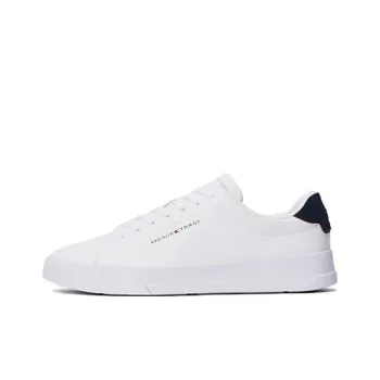 Tommy Hilfiger Trainers Wear Resistant Low Top Skateboard Shoes Men's White