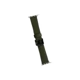 Green/Goat Leather Strap with Silicone Strap