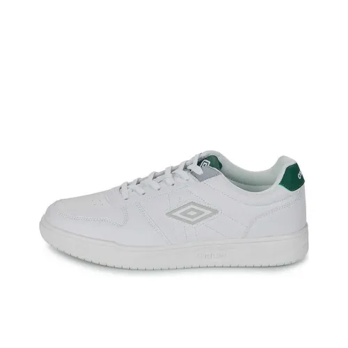 Umbro Anti Slip Wear Resistant Low Top Skateboard Shoes Men's White Gray