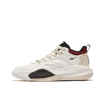 Erke Dominance 2 Wear Resistant Slip Resistant High Top Casual Shoes Men's White Red Black
