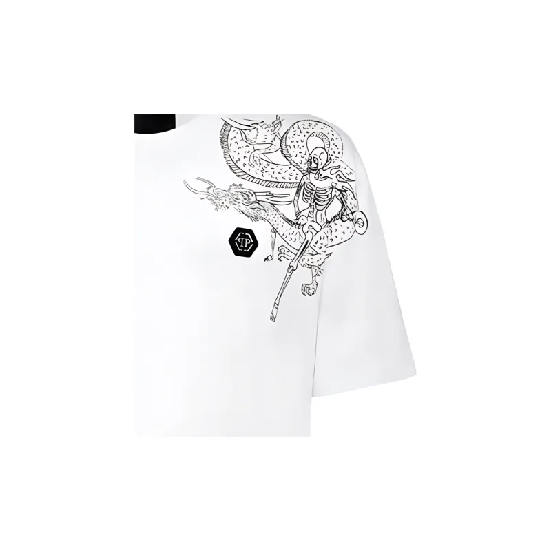 PHILIPP PLEIN T Shirts Men White-5