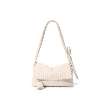 NOXXON Nylon Shoulder Bag Regular Women's Pink Apricot/Obsidian Black/Caramel