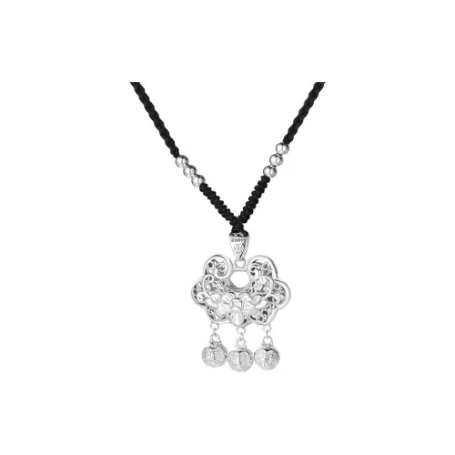 BYTHERE 999 Fine Silver Sterling Silver Necklace Perfect Gift For Female Friends Women's