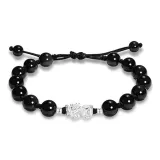 Chinese Auspicious Animal Bracelet Men's[999 Fine Silver]