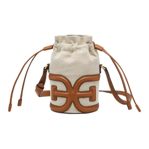 SAM EDELMAN Fabric Bucket Bags Crossbody Bag Shoulder Bag Small Size Women's Brown/Black