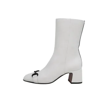 MADISON MAISON Saccheto Ankle Boots 5cm Women's White