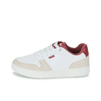 Levi's DRIVE Basket Retro Low Abrasion Resistant Low Top Skateboard Shoes Women's White