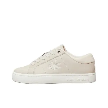 CALVIN KLEIN Low-Top Skateboard Shoes Women's Eggshell Color
