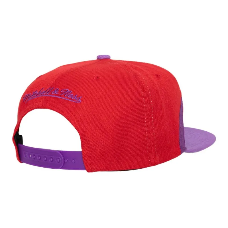 Mitchell & Ness Polyester Baseball Caps Unisex Red Purple Color-2