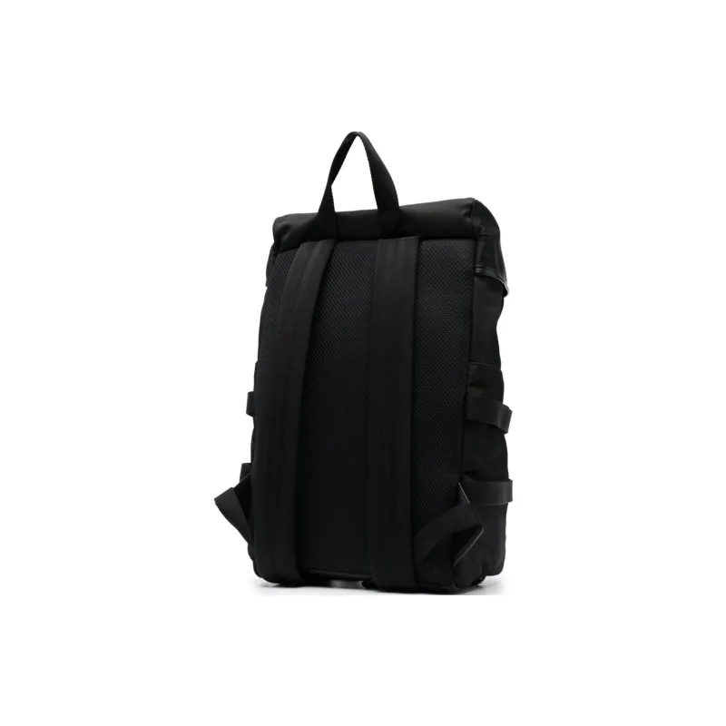 OFF WHITE Courrie Flap Drawstring Backpack Black/Multicolour-1