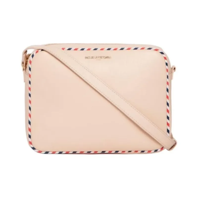 INES DE LA FRESSANGE Calfskin Shoulder Bag Women's Light Umber-0