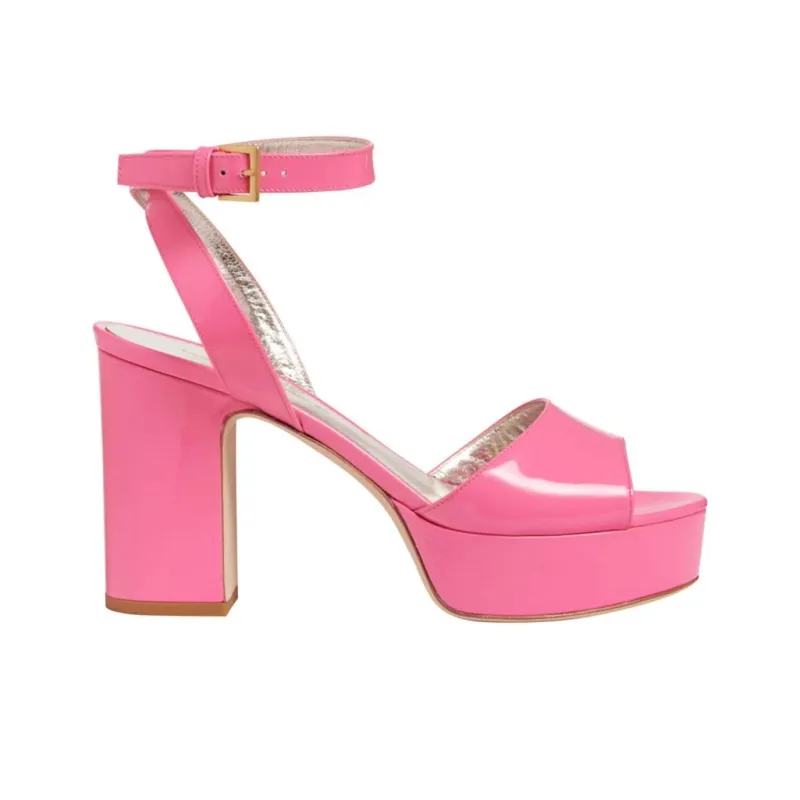 INES DE LA FRESSANGE One Strap Sandals 6.5cm Women's Pink-1