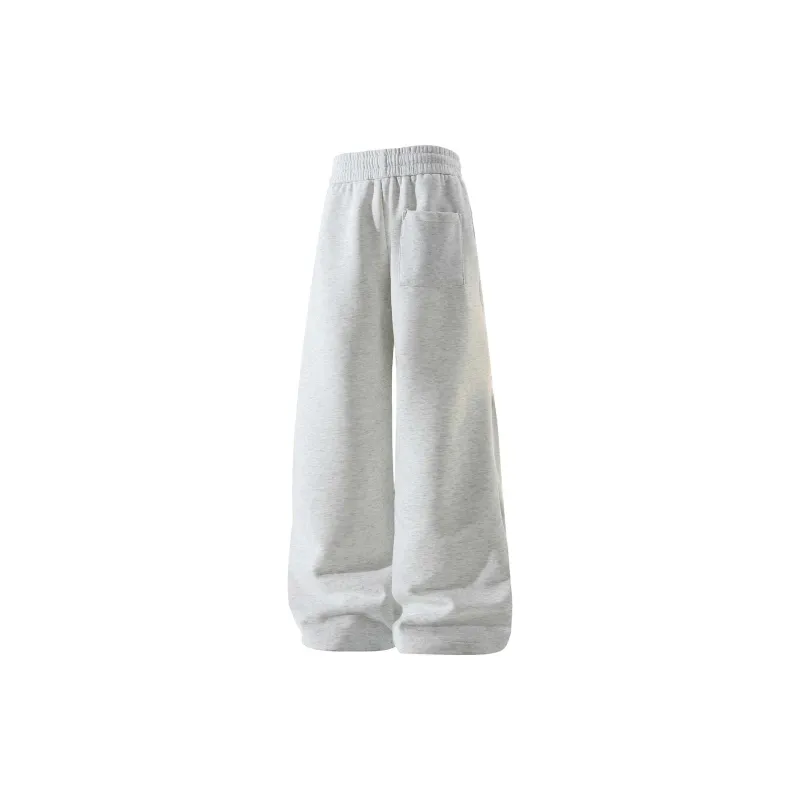 PAEFA Casual Pants Fleece Lined Thin Optional Unisex-13