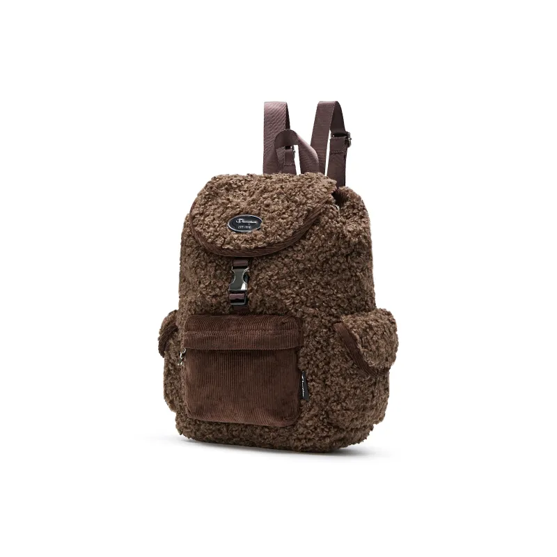 Champion Fabric Backpack Large Mini Unisex Light Redwood Umber/Black-1