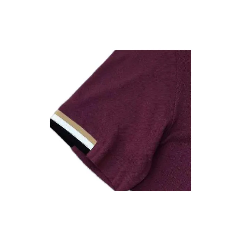 HUGO BOSS Polo Shirt Men's Dark Red-4