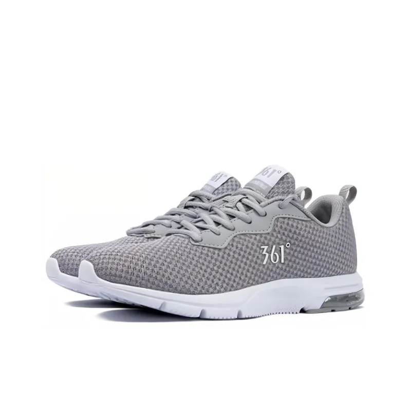 361° Low Top Running Shoes Men's Gray White-1