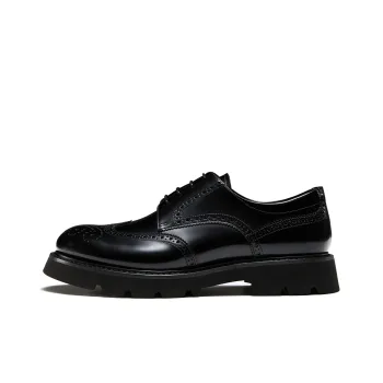TRUFFAUT Brogues Small Leather Shoes Derby Shoes Men's Black