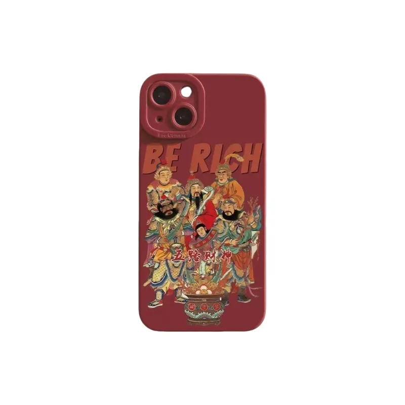 Beams TPU Material Five Elements Wealth Advanced Touch Phone Case Compatibility Iphone16/15/14/13/12/11Pro/ProMax/Plus-0