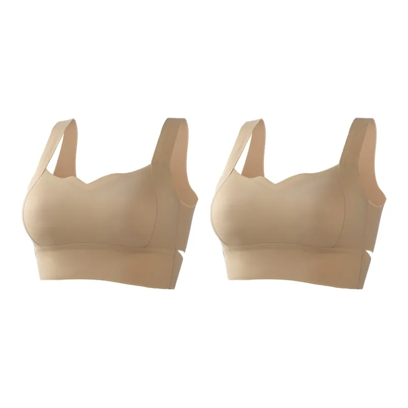 MADALLO Bra Women's 2 Pack Classic Black-4