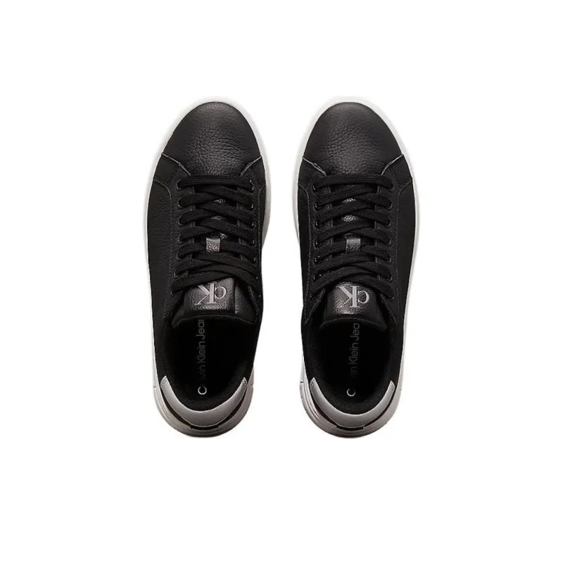 CKJ CALVIN KLEIN JEANS Low Top Skateboard Shoes 5cm Women's Black-4