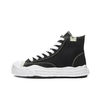 MIHARA YASUHIRO Hank High Top Stylish Skateboarding Shoes Unisex Black