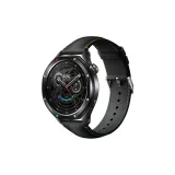 Plain Weave Leather Strap-Black Rainbow