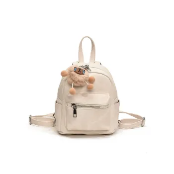 LUVISTRUE PU Backpack Medium Size Women's White/Black/Blue/Pink/Brown