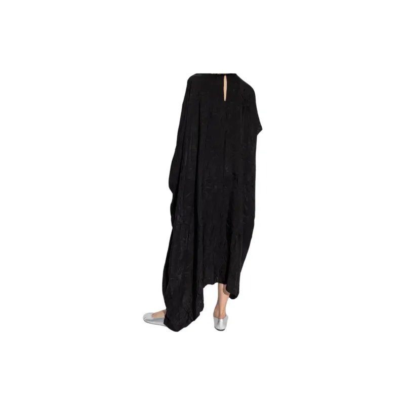 Balenciaga Tropical Flower Jacquard Maxi Dress-3