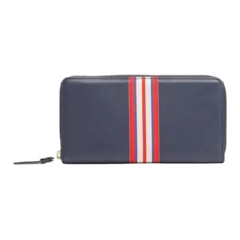 INES DE LA FRESSANGE Calfskin Wallet Women's Navy