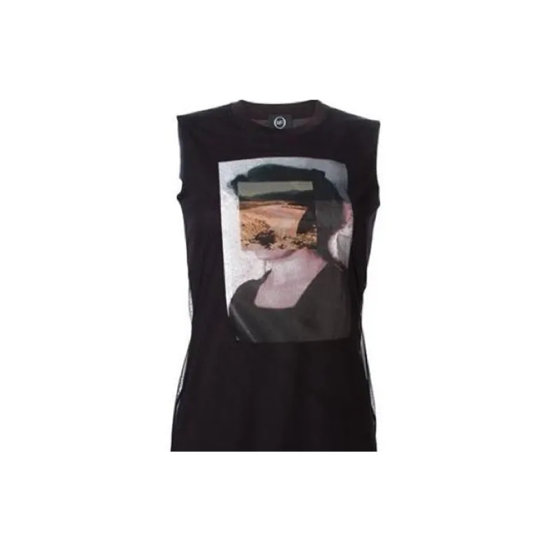 Alexander McQueen SS23 Sleeveless Dress Women's Black-1
