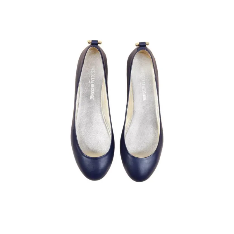 INES DE LA FRESSANGE Brigitte Casual Single Shoes Women's Blue-3