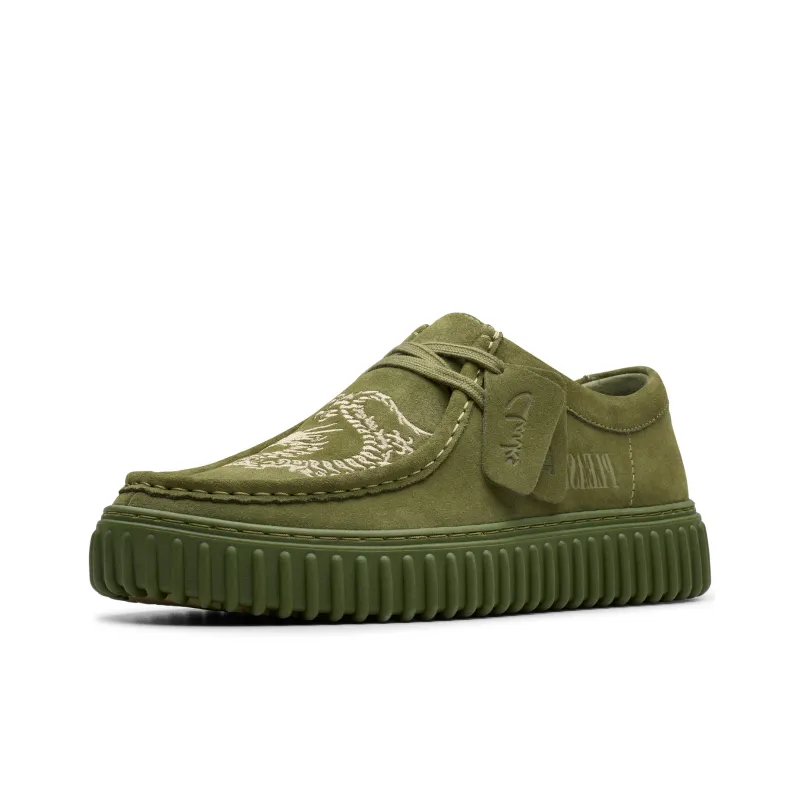 Pleasure x Clarks Casual Shoes Men's Olive Green-1