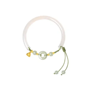 WINY Hetian Jade Bangles White Jade/Pale Greenish White Jade Women's