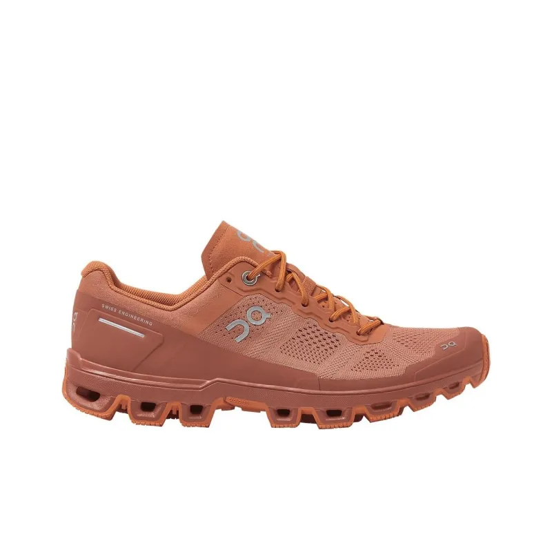 On Cloudventure Anti Slip Wear Resistant Low Top Casual Running Shoes Women's Dark Orange-1