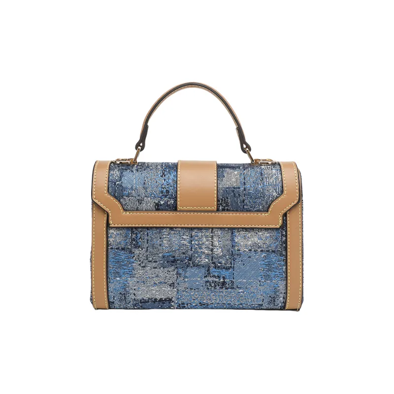 OCTSUI Cow Leather Shoulder Bag Crossbody Bag Women's Blue/Khaki/Coffee/Ecru-2