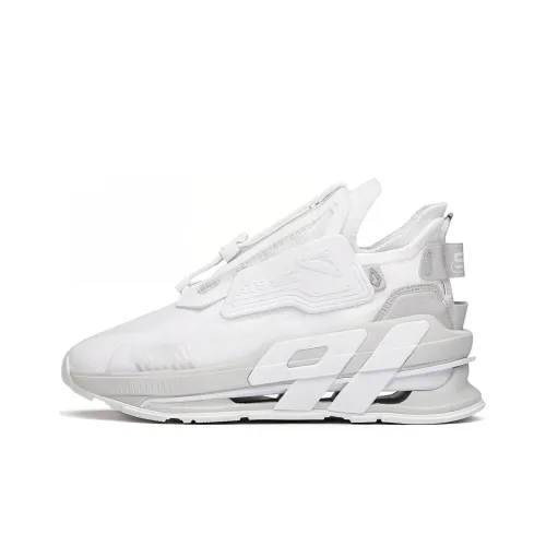 Anta AT91 Cushioned Slip Resistant Low Top Running Shoes Women's Anta White