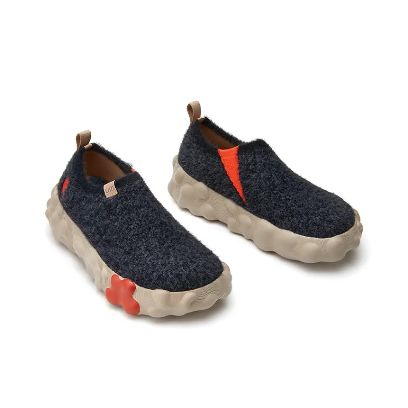 U.IN Toledo Family Black Gray Series Casual Shoes Unisex-1
