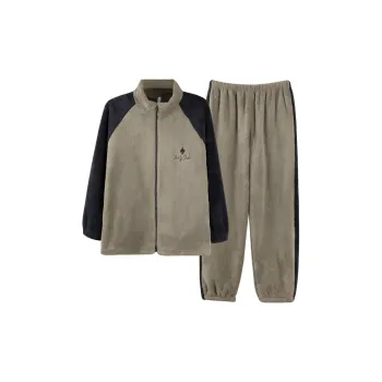 XIAFENYAN Pajama Set Men's Gull Gray