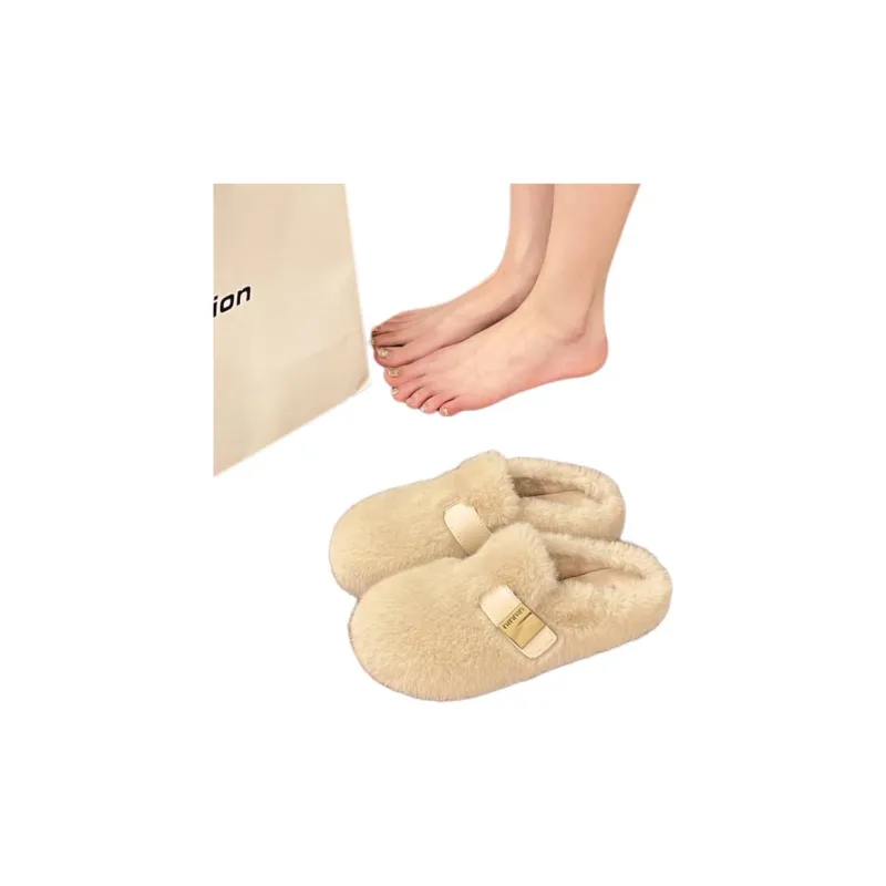 Qiao Anju Home Slippers Black/Ecru-6