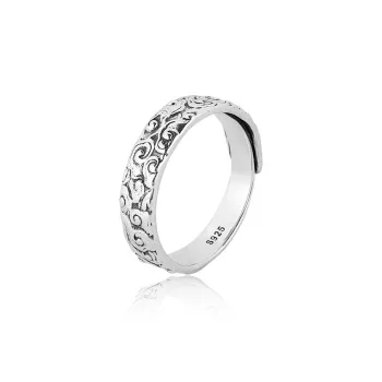 FOREVER MELODY 925 Sterling Silver Rings Unisex
