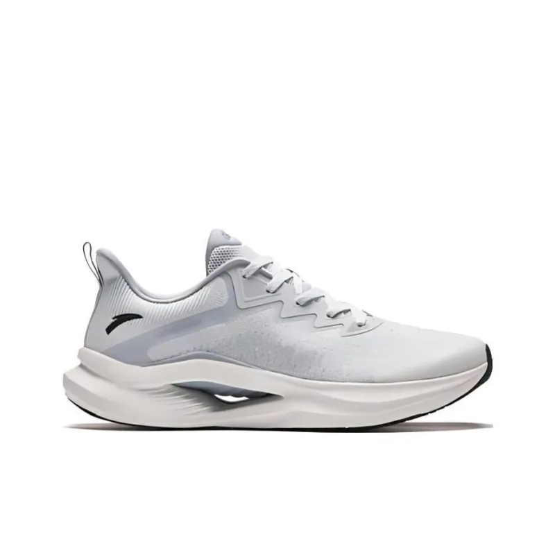 Anta Taming The Wind Shock Absorbers With Slip Resistant Features Low Top Training Running Shoes Men's Gray-1