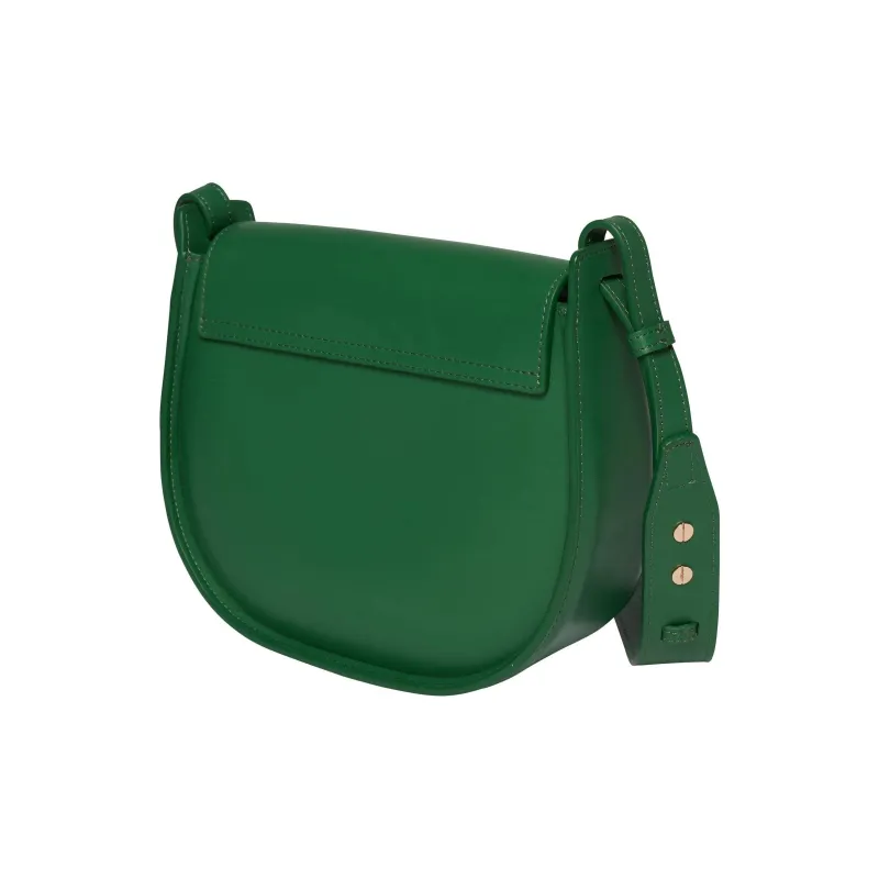 INES DE LA FRESSANGE Calfskin Shoulder Bag Women's Green-1